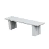 Intercon NS-CH-1564B-BUF-C Nash - Outdoor Dining Bench - Buff