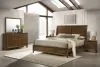 New Classic 00-B0182-25N New Classic 00-B0182-25N Ballard - 6/0 Western King 5 Piece Bedroom Set (Bed, Dresser, Mirror, 2 Nightstands) - Brown
