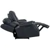Liberty Furniture 7031SL-23P Clinton - Loveseat With Console P3 & ZG - Carmel Slate