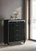 Coaster Fine Furniture 223165 Lorient - 5-Drawer LED Chest of Drawers - Black