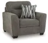 Benchcraft® 31305/23/14 Benchcraft® 31305/23/14 Olten - 2 Pc. - Chair And A Half, Ottoman - Graphite