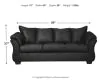 Ashley Furniture 7500838 Darcy - Sofa - Black