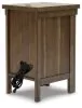 Ashley Furniture T731-7 Moriville - Chair Side End Table - Grayish Brown