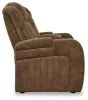 Ashley Furniture 6070318 Wolfridge - Power Reclining Loveseat With Console /Adj Hdrst - Brindle