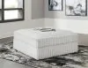 Ashley Furniture 2590308 Stupendous - Oversized Accent Ottoman - Alloy