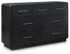 Ashley Furniture B821-31 Rowanbeck - Dresser - Black