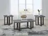 Ashley Furniture T216-13 Dynnford - Occasional Table Set (Set of 3) - Gray / Brown