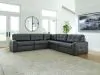 Ashley Furniture 99503S3 Brindley Pier - 5-Piece Sectional - Fog