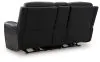 Ashley Furniture PCU1090218 Ashley Furniture PCU1090218 5Z-Comfort - Power Reclining Loveseat / Console / Adjustable Headrest - Onyx