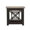 Liberty Furniture 422-OT1021 Heatherbrook - Chair Side Table - Charcoal & Ash