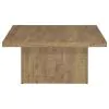 Coaster Fine Furniture 708068 Devar - Square Engineered Wood Coffee Table - Mango Brown
