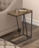 CoasterEveryday 931147 Sergio - Engineered Wood C-Shaped Side Table - Rustic Tobacco