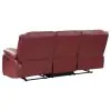 Coaster Fine Furniture 610241-S2 Camila - 2 Piece Upholstered Reclining Sofa Set - Red