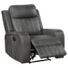 Coaster Fine Furniture 603193 Raelynn - Upholstered Track Arm Recliner - Gray