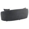 CoasterEveryday 504844 Brookside - Velvet Upholstered Curved Sofa - Dark Gray