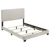 Coaster Fine Furniture 300852F Dorian - Fabric Upholstered Full Panel Bed - Cream