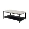 New Classic T4138-3P-LGY Linea - 3 Piece Occasional Set (1 Coffee & 2 End Tables) - Light Gray