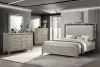 New Classic 00-B1248-34C New Classic 00-B1248-34C Lennox - 5/0 Queen 4 Piece Bedroom Set (Bed, Dresser, Mirror, Chest) - Gray / Silver
