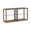 Liberty Furniture 525-OT1030 Liberty Furniture 525-OT1030 Bayhill Trellis - Sofa Table - Honey / Black Metal Accents