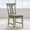 Liberty Furniture 528-C2501S Hallendale - Splat Back Side Chair - Gravel Wash