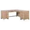Liberty Furniture 780-HO-LSD Proximity Place - L Shaped Desk - Barley Buff