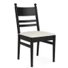 Riverside Furniture 61758 Riverside Furniture 61758 Calhoun - Laderback Side Chair (Set of 2) - Ebony Whiskey Oak