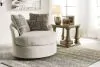 Ashley Furniture 9510444 Soletren - Swivel Accent Chair - Stone