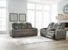 Ashley Furniture 22004/15/18/13 Ashley Furniture 22004/15/18/13 Next-Gen Durapella - 3 Pc. - Power Sofa, Loveseat, Recliner - Slate