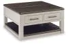Ashley Furniture T796-00 Darborn - Lift Top Cocktail Table - Gray / Brown