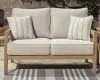 Ashley Furniture P560-835 Hallow Creek - Loveseat With Cushion - Driftwood