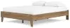 Ashley Furniture EB1866-113 Deanlow - Queen Platform Bed - Honey