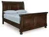 Ashley Furniture B697B48 Ashley Furniture B697B48 Porter - Queen Sleigh Bed - Rustic Brown