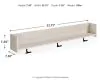 Ashley Furniture EA1864-151 Socalle - Wall Mounted Coat Rack w/Shelf - Light Natural