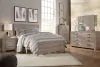 Ashley Furniture B070/31/36/46/71/96 Culverbach - 5 Pc. - Dresser, Mirror, Chest, Queen Panel Bed - Gray
