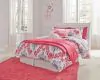Ashley Furniture B129/87/B100-21 Ashley Furniture B129/87/B100-21 Anarasia - Full Sleigh Headboard with Bolt on Bed Frame - White