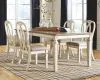 Ashley Furniture D743/45/02(4) Ashley Furniture D743/45/02(4) Realyn - 5 Pc. - Extension Table, 4 Ribbonback Side Chairs - White