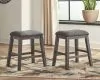 Ashley Furniture D388/13/024(2)/124(2) Ashley Furniture D388/13/024(2)/124(2) Caitbrook - 5 Pc. - Counter Table, 2 Stools, 2 Barstools - Gray