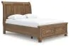 Ashley Furniture PCB779B4 Ashley Furniture PCB779B4 Feddinger - Queen Storage Sleigh Bed - Medium Brown