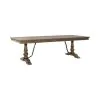 Liberty Furniture 615-DR-7TRS Liberty Furniture 615-DR-7TRS Americana Farmhouse - 7 Piece Trestle Table Set - Dusty Taupe