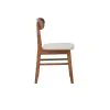 New Classic D331-20-NAT New Classic D331-20-NAT Morocco - Dining Chair With Natural Seat Cushion (Set of 2) - Brown