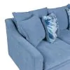 New Classic U1270-30-BLU Sylvie - Sofa With 4 Accent Pillows - Slate Blue