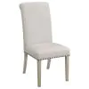 CoasterEssence 190152 Salem - Fabric Upholstered Dining Side Chair (Set of 2) - Beige
