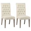 CoasterEssence 123052 Douglas - Upholstered Dining Side Chair (Set of 2) - Oatmeal