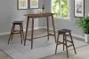 CoasterEveryday 101436 Finnick - Rectangular Pub Height Bar Table - Walnut