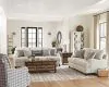CoasterElevations 511094 Glenn - Upholstered English Arm Sofa - Light Gray
