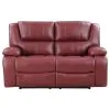 Coaster Fine Furniture 610242 Camila - Upholstered Motion Reclining Loveseat - Red