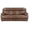 Coaster Fine Furniture 508281-S3 Ellington - 3 Piece Upholstered Padded Arm Sofa Set - Dark Brown