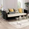 Furniture of America SM2285-SF Maya - Sofa - Black / Beige
