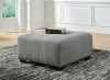 Benchcraft® 3240208 Birkdale Court - Oversized Accent Ottoman - Gray