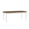 Liberty Furniture 186W-T4278 Liberty Furniture 186W-T4278 Carolina Crossing - Leg Table - White / Antique Honey